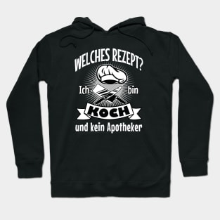 Koch Küchenchef lustiger Spruch Geschenk Hoodie